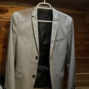 H&M skinny fit blazer/jacket (small/gray)